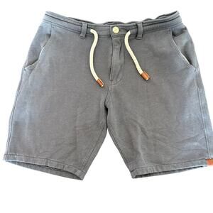 Fundamental CoastSweat Shorts Gray Drawstring Fleece 32 Cabincore GORPCORE